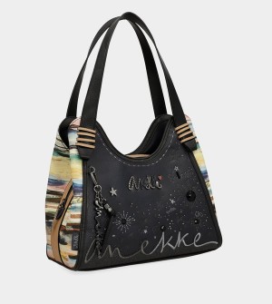 Bolsa De Hombro Anekke Studio Navy Blue | 439LHQUFB