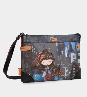 Bolsas Hombro Anekke Contemporary Large Printed | 913QHGTIY