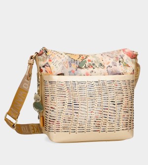 Bolsas Hombro Anekke Nature Pachamama Golden | 690VYUQWE