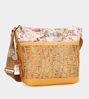 Bolsas Hombro Anekke Nature Pachamama Ochre Large Messenger | 548JEVPQK