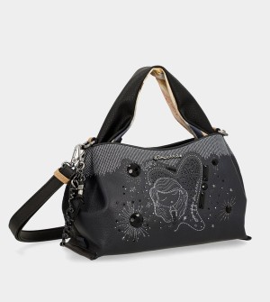 Bolsas Hombro Anekke Studio Navy Blue 2-handle | 619ERGIYA