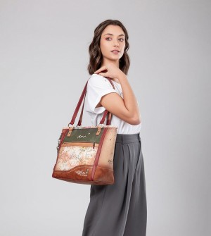 Bolso Tote Anekke Flowers Large | 473WYGEOS