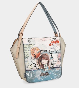 Bolso Tote Anekke Fun & Music Oval Shopper | 607ETPULK
