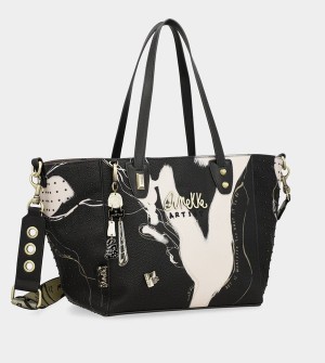 Bolso Tote Anekke Large Black Shopper Nature Shodō | 987LBQACP