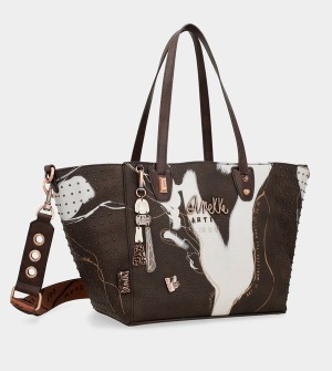 Bolso Tote Anekke Large Brown Shopper Nature Shodō | 350MQWLVR