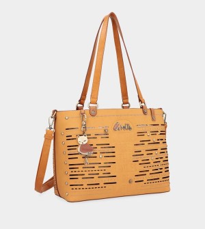 Bolso Tote Anekke Nature Pachamama Ochre Large | 509VHKBJF