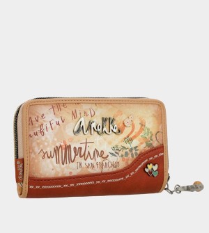 Carteras Anekke Flowers Medium Rfid | 648FKVZGT