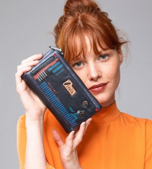 Carteras Anekke Nagare Large Flexible Rfid | 637SHZQAO