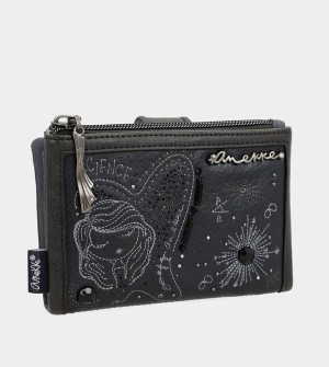 Carteras Anekke Studio Navy Blue Flexible Medium Rfid | 672OVUAFY