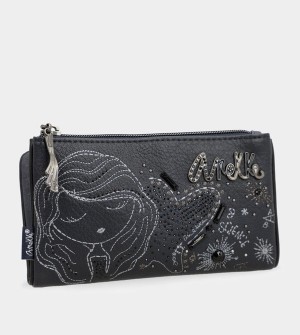 Carteras Anekke Studio Navy Blue Flexible Rfid | 169IOLBSR