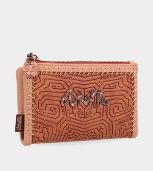 Carteras Anekke Tribe Medium Brown Rfid | 341RUXCIK
