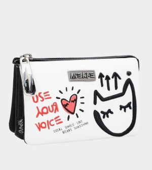 Carteras Anekke White Triple Compartment Energy | 698OGILVB