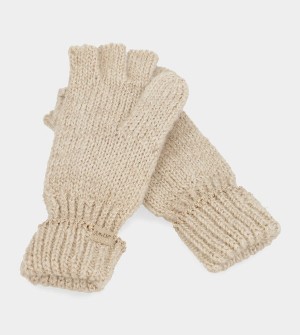 Guantes Anekke Beige Logo Mittens | 275KFMGVS