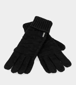 Guantes Anekke Black Knit | 167WTRXBG