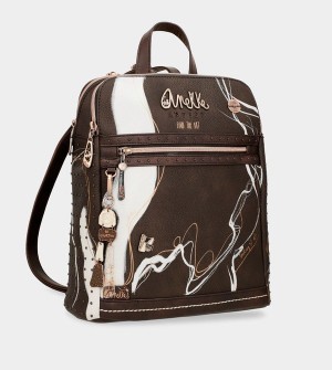 Mochilas Anekke Nature Shodō 2 Compartment Brown | 768VNJFKL
