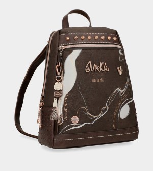 Mochilas Anekke Nature Shodō Large Brown | 537QXZUHW