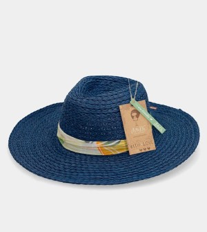 Sombreros Anekke Navy Blue Raffia | 923KLNEBX