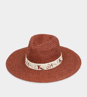 Sombreros Anekke Terracotta Raffia | 201DHTFZX