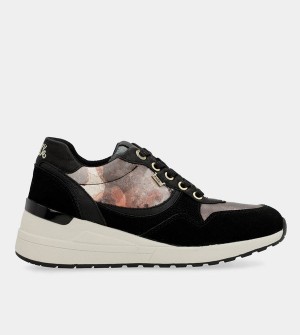 Zapatos Anekke Black Padded Sports With Wedge | 093FXTSWR