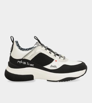 Zapatos Anekke Fashion Black & White | 834YEMCBJ
