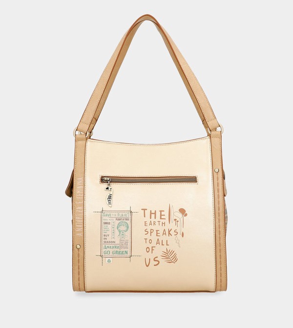Bolsa De Hombro Anekke Nature Pachamama Golden | 905PNCQEO