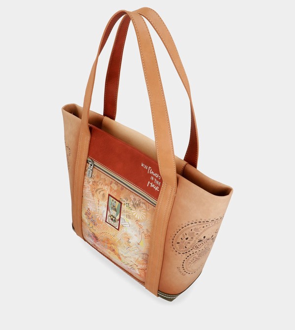 Bolsa De Hombro Anekke Peace & Love Camel Shopping | 168VXSAHN