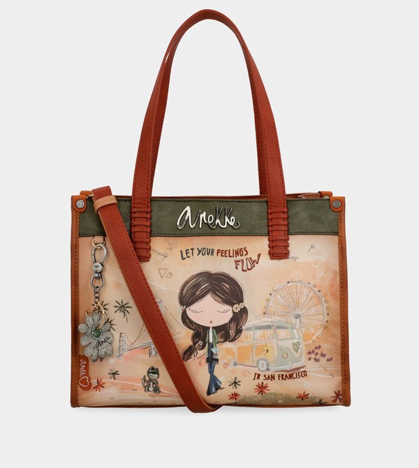 Bolsa De Hombro Anekke Peace & Love Camel | 698UGJPHA