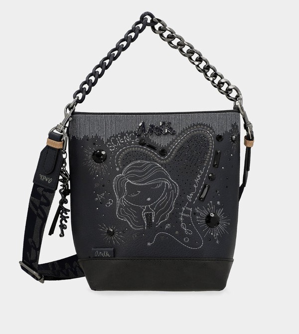 Bolsa De Hombro Anekke Studio Navy Blue Medium | 643DQTHXE