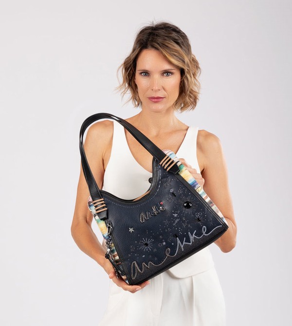 Bolsa De Hombro Anekke Studio Navy Blue | 439LHQUFB