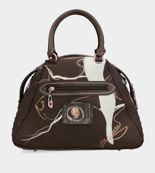 Bolsa de Mano Anekke Nature Shodō Brown 2-handle | 269GXNHUT