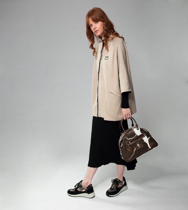 Bolsa de Mano Anekke Nature Shodō Brown 2-handle | 269GXNHUT