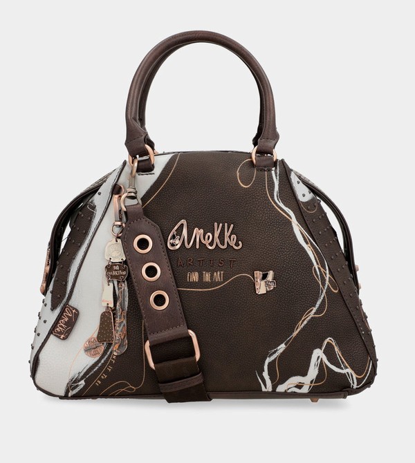 Bolsa de Mano Anekke Nature Shodō Brown 2-handle | 269GXNHUT