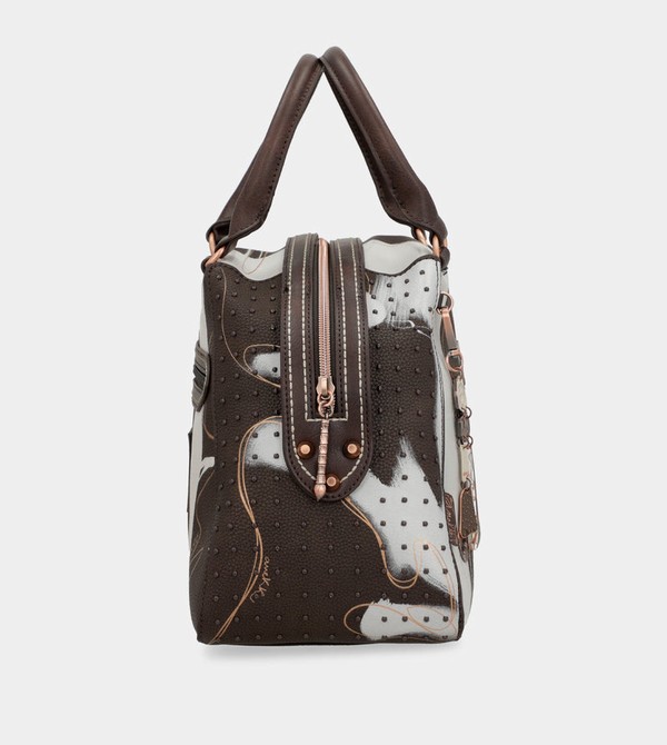 Bolsa de Mano Anekke Nature Shodō Brown 2-handle | 269GXNHUT