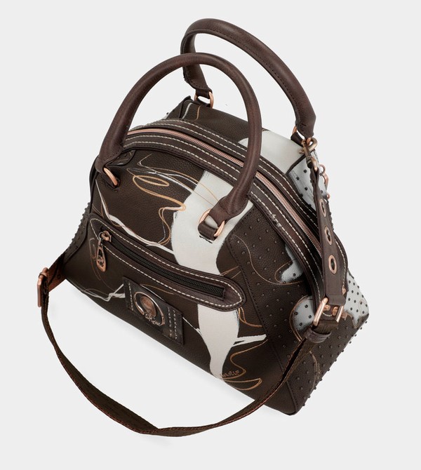 Bolsa de Mano Anekke Nature Shodō Brown 2-handle | 269GXNHUT