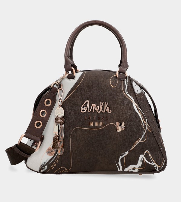 Bolsa de Mano Anekke Nature Shodō Brown 2-handle | 269GXNHUT