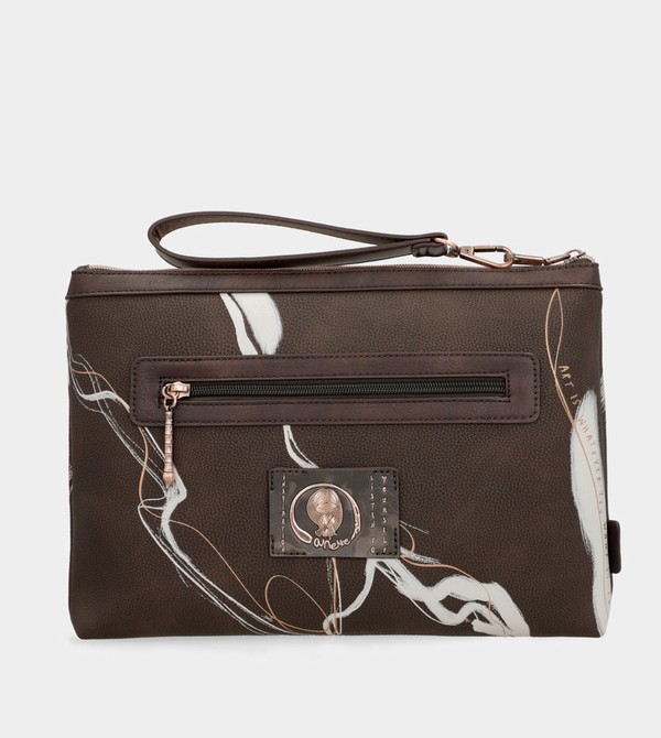 Bolsa de Mano Anekke Nature Shodō Brown Clutch | 036AEUJWB