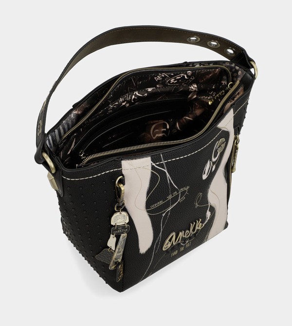 Bolsa de Mano Anekke Nature Shodō Medium Black | 759IFVLJG