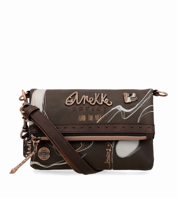 Bolsa de Mano Anekke Small Brown Nature Shodō | 310PXUOLY