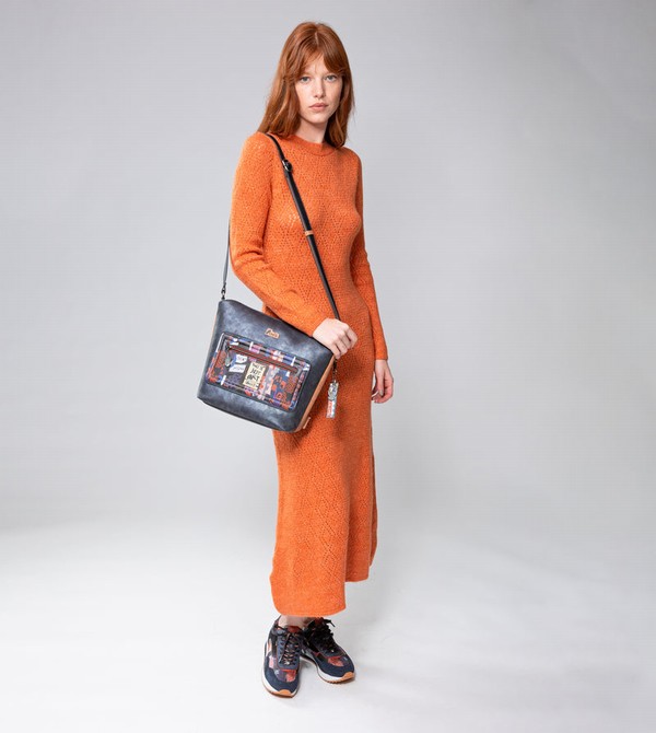 Bolsas Hombro Anekke Contemporary Large Printed Messenger | 274OGMVJL