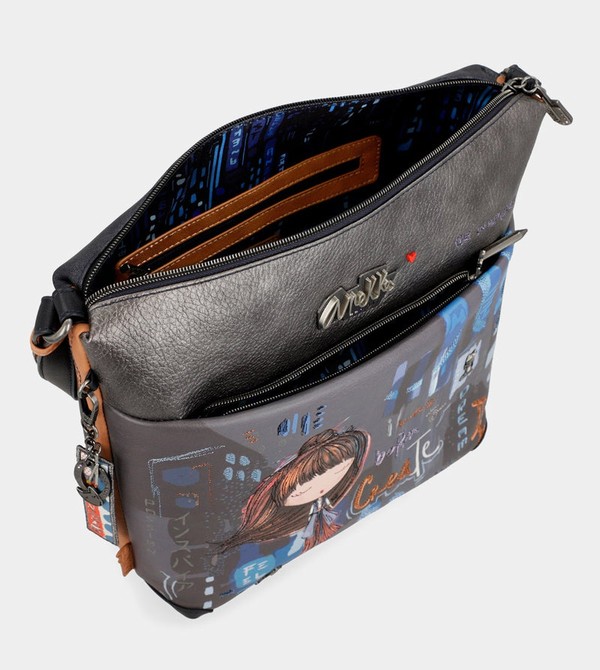 Bolsas Hombro Anekke Contemporary Large Printed Messenger | 274OGMVJL
