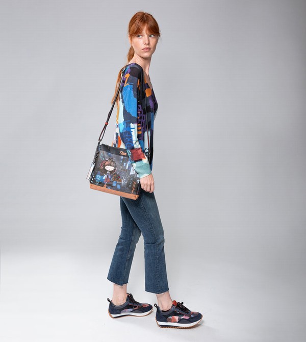 Bolsas Hombro Anekke Contemporary Rectangular 3 Compartment Contemporary | 483SDGHIB