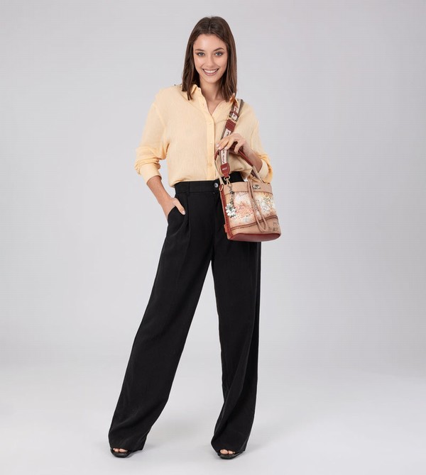 Bolsas Hombro Anekke Flowers With Rope Closure | 536WAXTCI