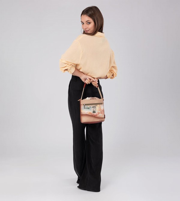 Bolsas Hombro Anekke Flowers With Rope Closure | 536WAXTCI
