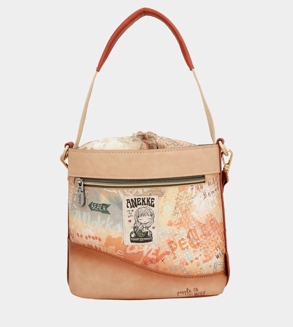 Bolsas Hombro Anekke Flowers With Rope Closure | 536WAXTCI