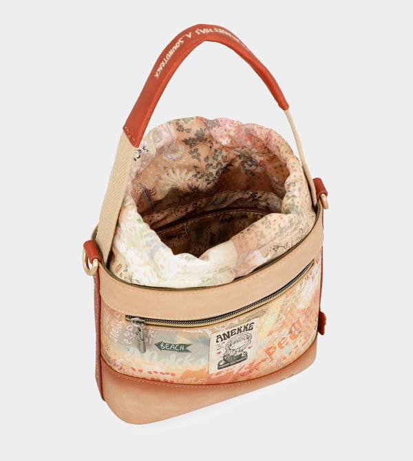 Bolsas Hombro Anekke Flowers With Rope Closure | 536WAXTCI