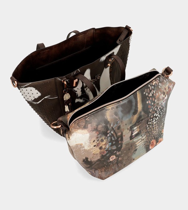 Bolsas Hombro Anekke Large Brown Shopper Nature Shodō | 327HLUPYS