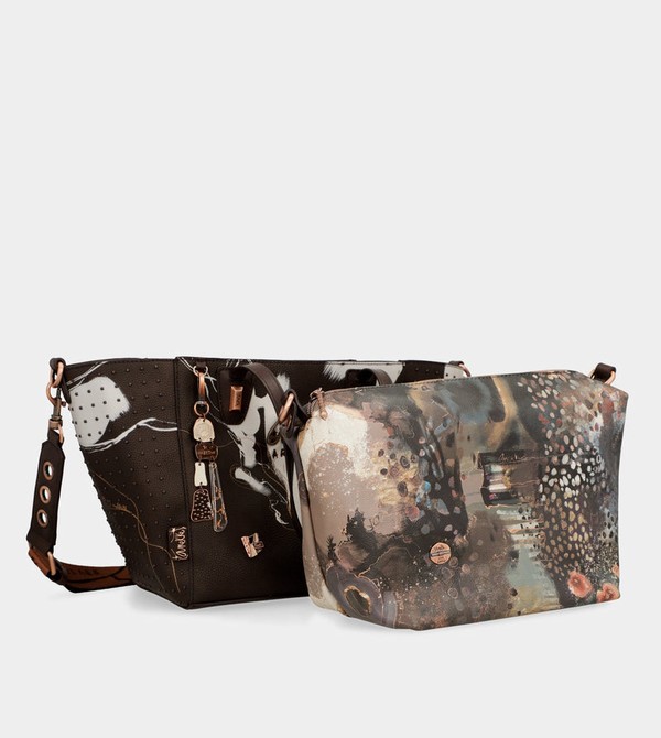 Bolsas Hombro Anekke Large Brown Shopper Nature Shodō | 327HLUPYS