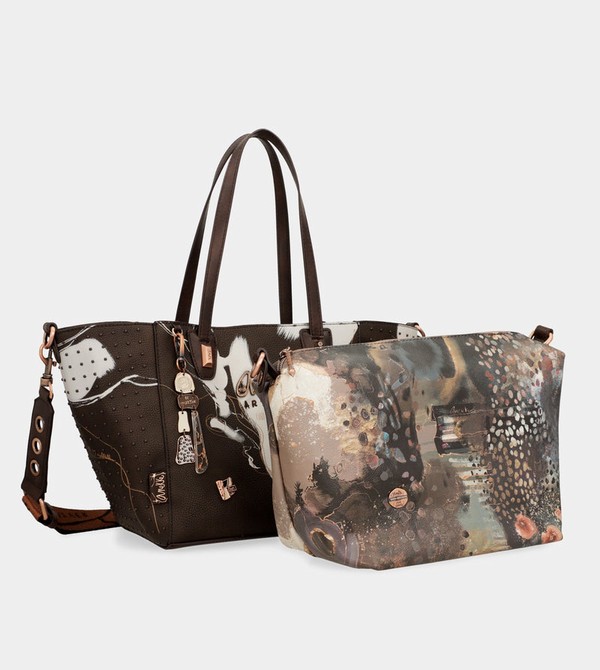 Bolsas Hombro Anekke Large Brown Shopper Nature Shodō | 327HLUPYS
