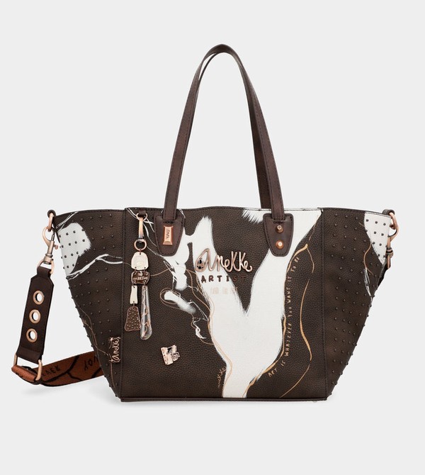 Bolsas Hombro Anekke Large Brown Shopper Nature Shodō | 327HLUPYS