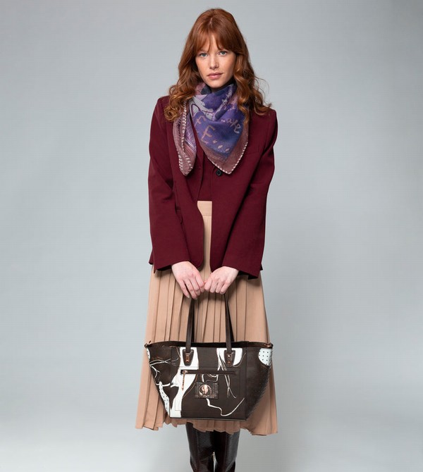 Bolsas Hombro Anekke Large Brown Shopper Nature Shodō | 327HLUPYS